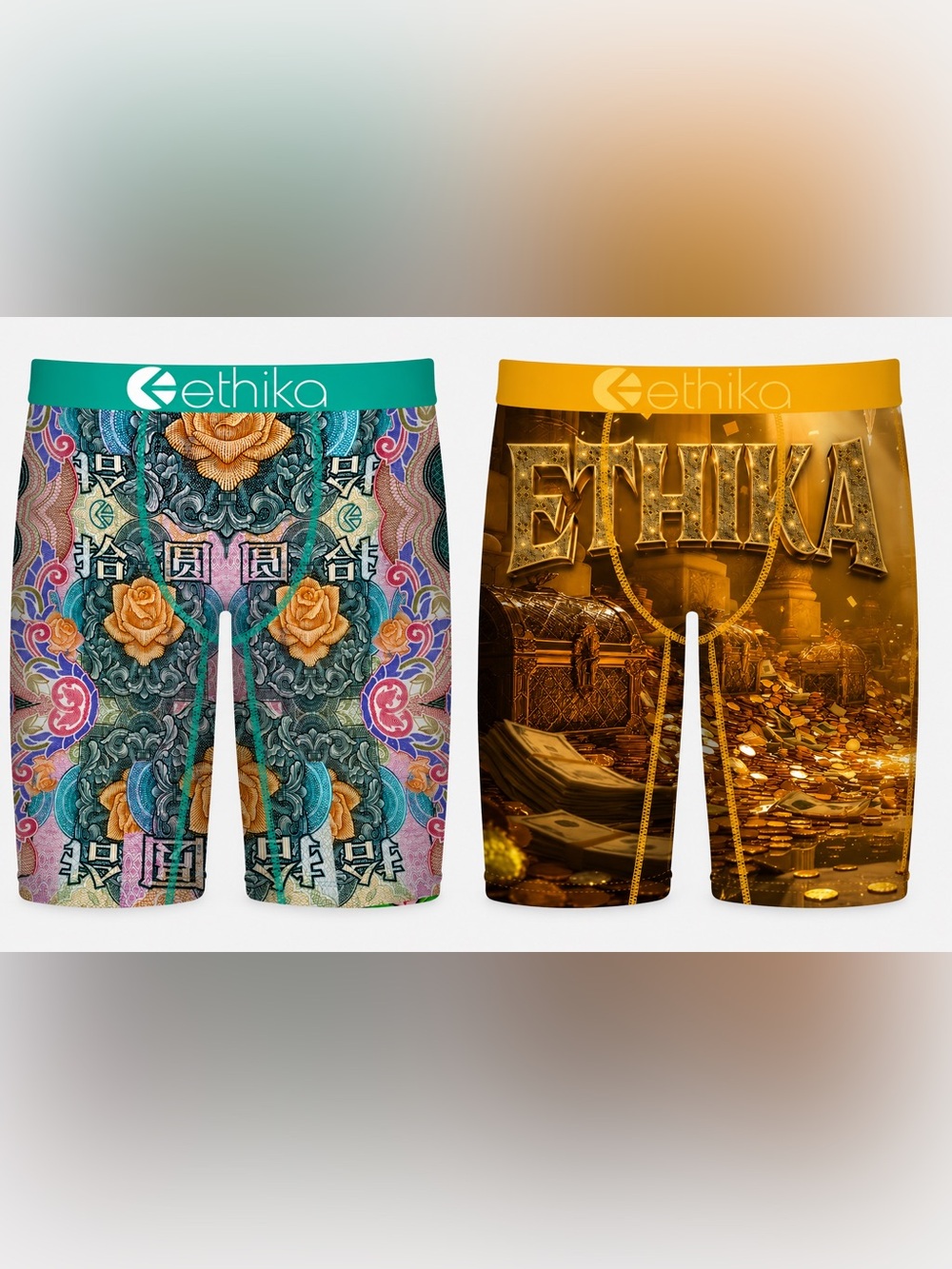 Pair of Ethika The Staple Boxer Briefs in Large